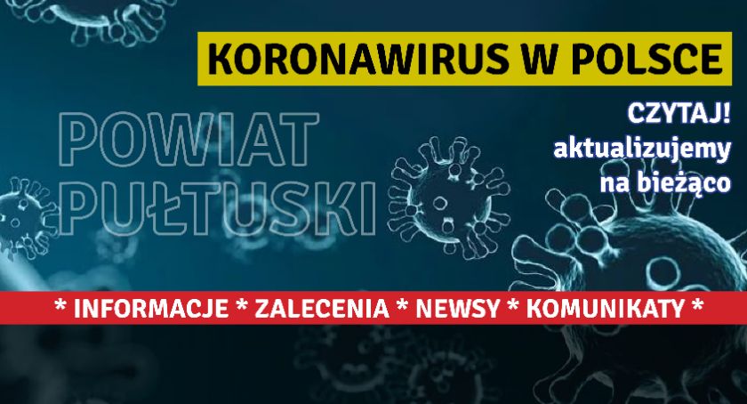 2 stycznia bez zakażeń w powiecie pułtuskim