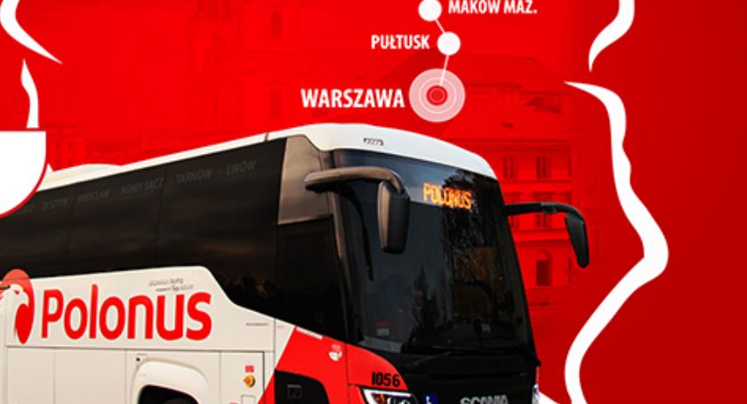 Polonus uruchamia połączenie z Pułtuska do Warszawy i Olsztyna