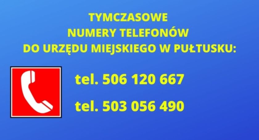 Awaria łączności telefonicznej w pułtuskim urzędzie – podajemy tymczasowe numery