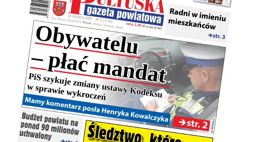 W 2 numerze Pułtuskiej Gazety Powiatowej