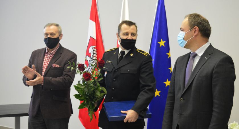 Mł. asp. Mieczysław Kaczmarczyk wyróżniony przez Samorząd Powiatu Pułtuskiego