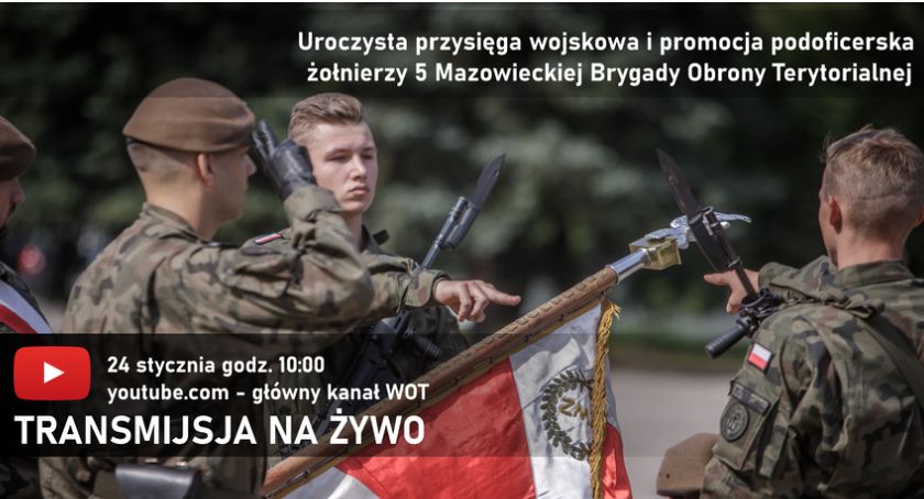 Przysięga wojskowa i ślubowanie nowych podoficerów WOT