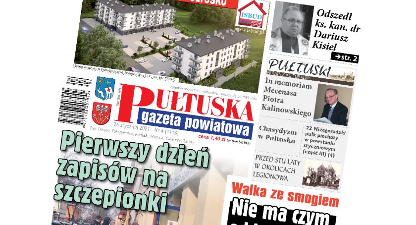 W 4 numerze Pułtuskiej Gazety Powiatowej