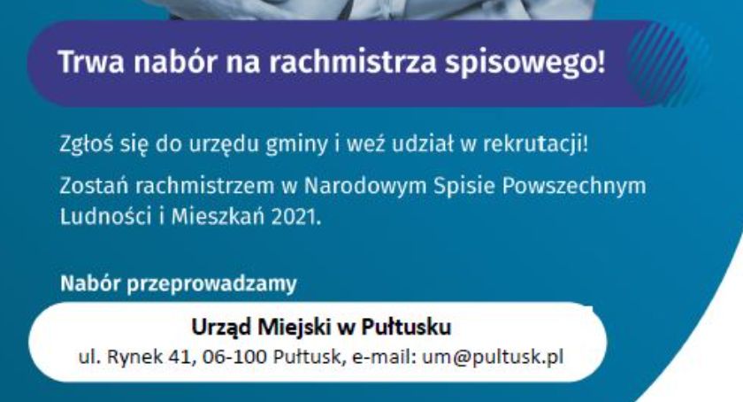 Rozpoczyna się nabór na rachmistrzów spisowych