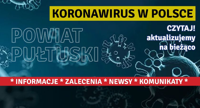 11 zakażeń w powiecie pułtuskim – raport MZ z 8 lutego
