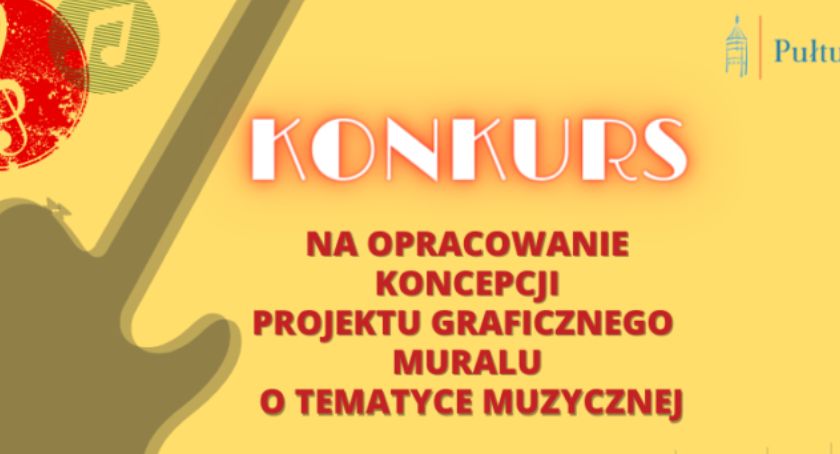 Konkurs na opracowanie koncepcji projektu graficznego  muralu o tematyce muzycznej