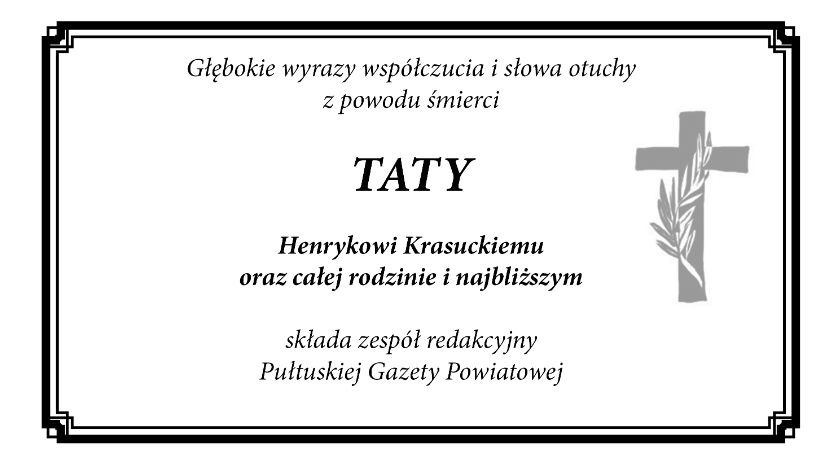 Kondolencje 