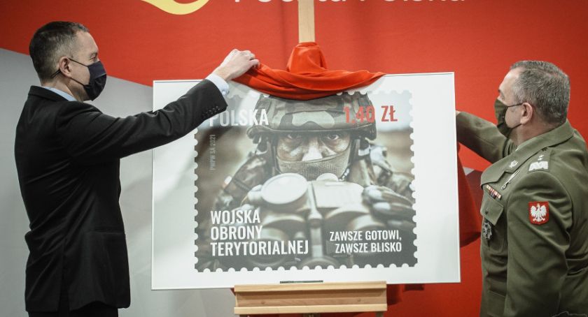 Terytorials na znaczku pocztowym