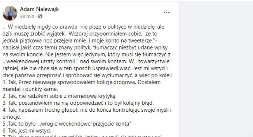 Adam Nalewajk jak Paweł Kukiz