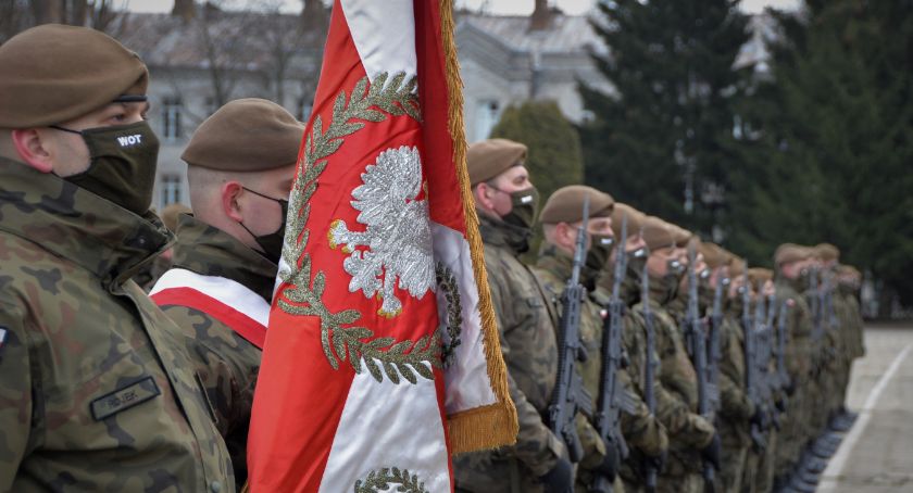 Przysięga wojskowa mazowieckich terytorialsów