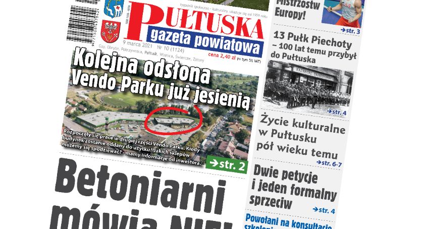 W 10 numerze Pułtuskiej Gazety Powiatowej