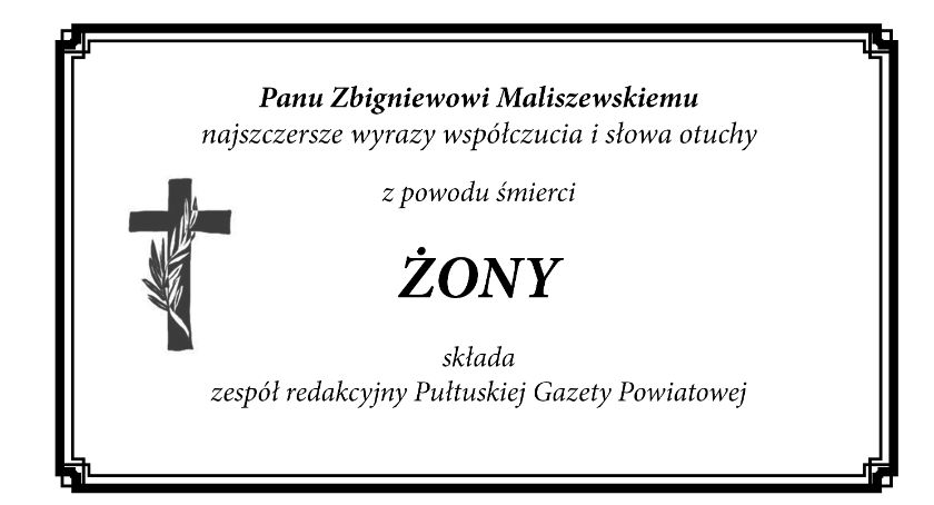 Kondolencje 