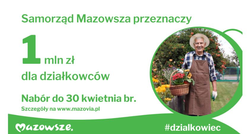Milion dla działkowców!