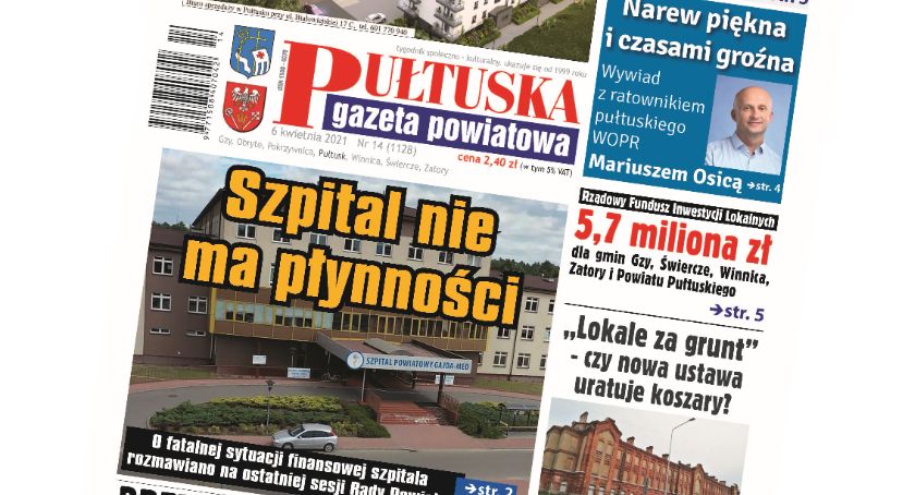 W 14 numerze Pułtuskiej Gazety Powiatowej