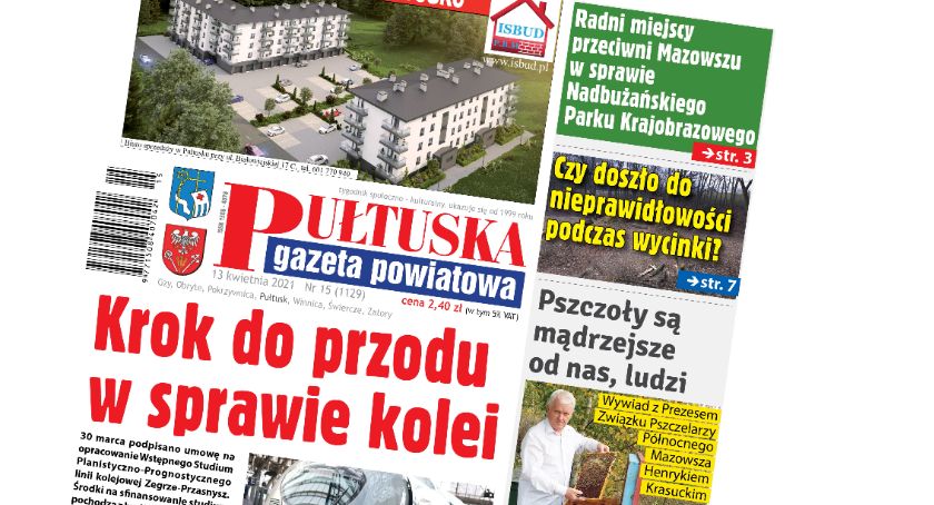 W 15 numerze Pułtuskiej Gazety Powiatowej