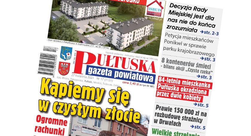 w 17 numerze Pułtuskiej Gazety Powiatowej