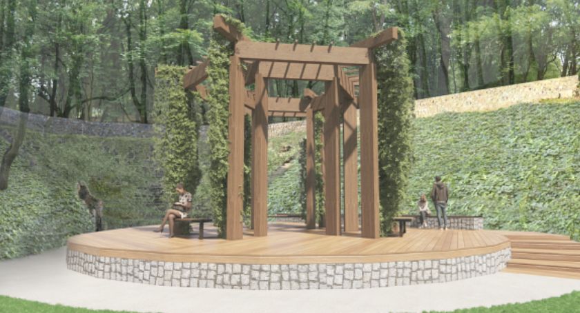 Tak będzie wyglądał park Narutowicza wraz z amfiteatrem