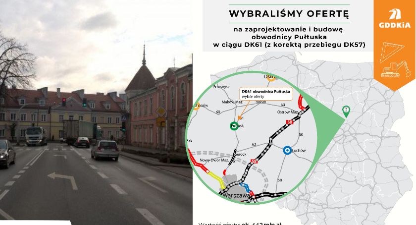 GDDKiA wskazała wykonawcę obwodnicy Pułtuska