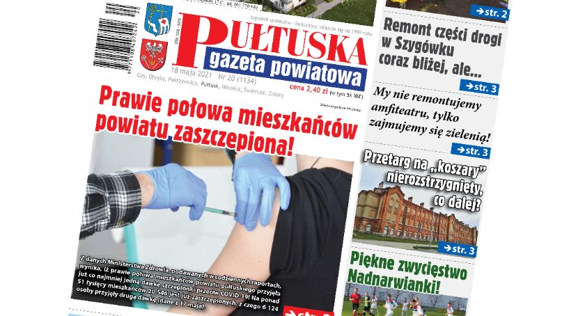 W 20 numerze Pułtuskiej Gazety Powiatowej