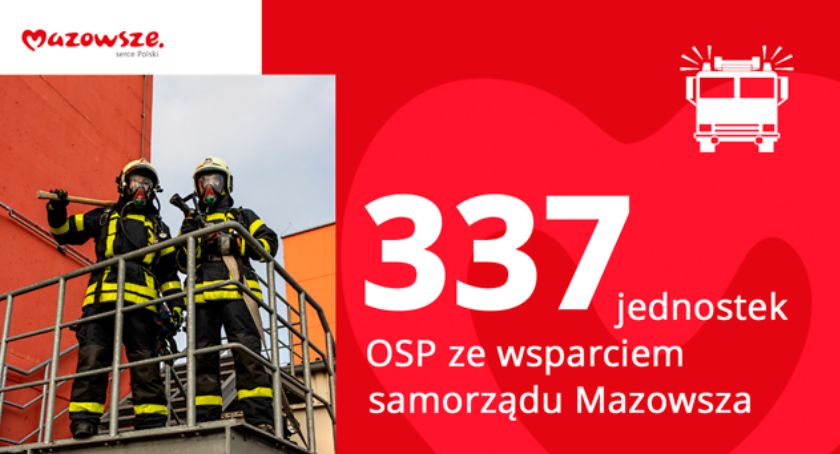Samochody i sprzęt od samorządu Mazowsza dla mazowieckich OSP