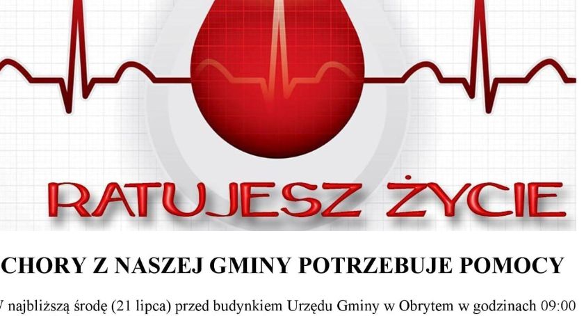 UWAGA dawcy krwi – 16-latek z gminy Obryte potrzebuje pomocy!