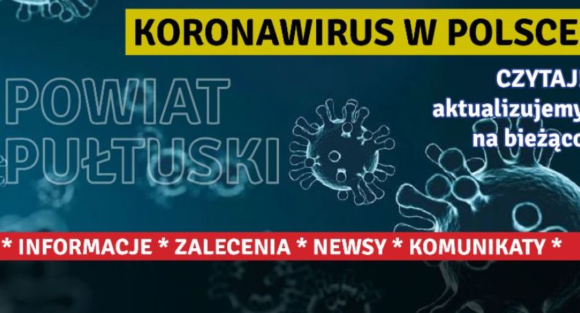 30 lipca – dobowy raport z powiatu pułtuskiego