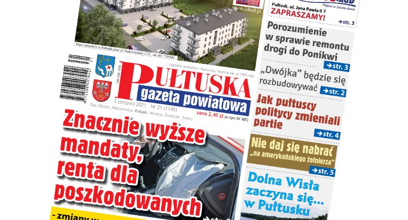 W 31 numerze Pułtuskiej Gazety Powiatowej