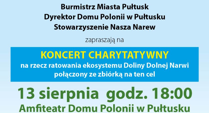 Koncert charytatywny na rzecz ratownika Doliny Dolnej Narwi - to już dziś!