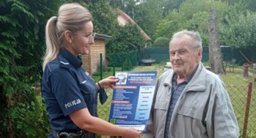 Dzielnicowi z wizytą u działkowców