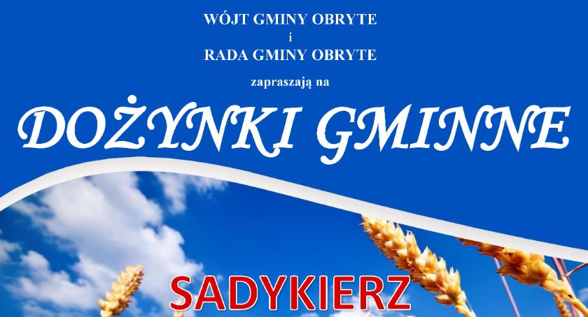 Gmina Obryte zaprasza na święto plonów