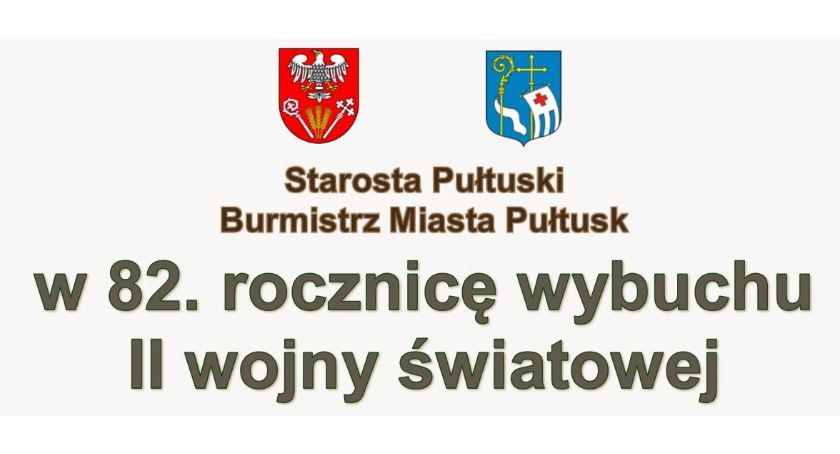 82. rocznica wybuchu II wojny światowej - ZAPROSZENIE
