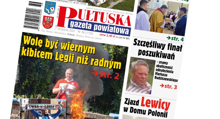 W 36 numerze Pułtuskiej Gazety Powiatowej