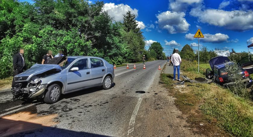 Groźnie wyglądająca kolizja