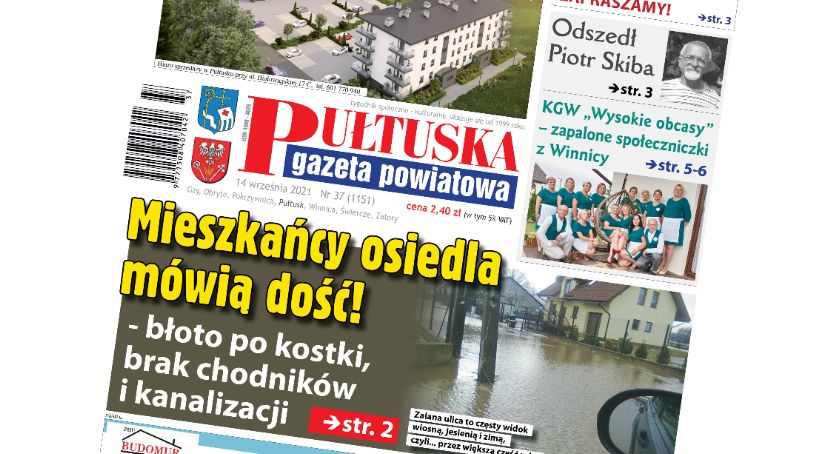 W 37 numerze Pułtuskiej Gazety Powiatowej