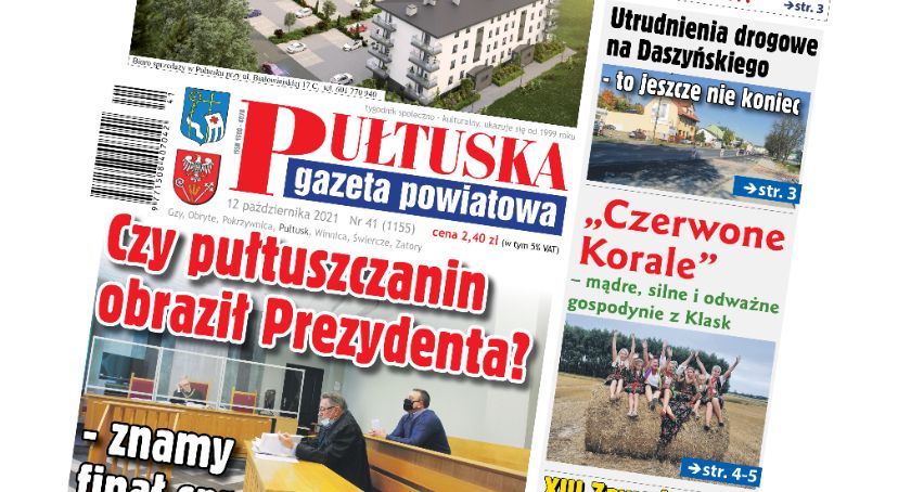 W 41 numerze Pułtuskiej Gazety Powiatowej 