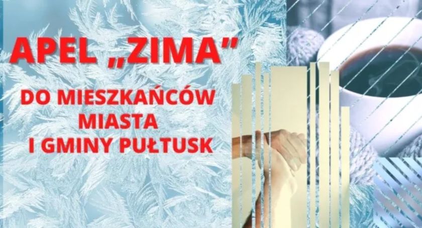 Apel ZIMA do mieszkańców miasta i gminy Pułtusk