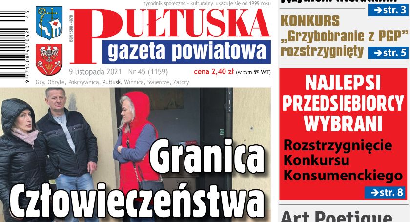 W 45 numerze Pułtuskiej Gazety Powiatowej