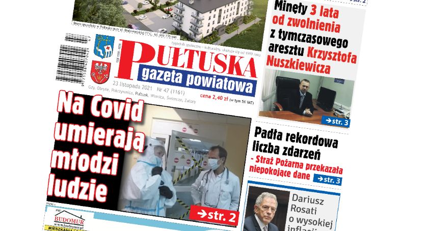 W 47 numerze Pułtuskiej Gazety Powiatowej