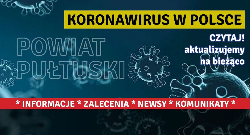 Zakażeń wciąż przybywa - koronawirus w powiecie pułtuskim