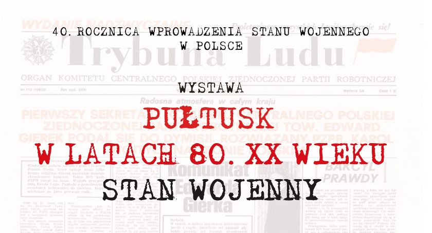 40. rocznica wprowadzenia stanu wojennego - MCKiS zaprasza na cykl imprez