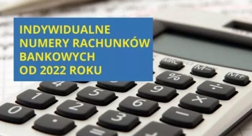 UWAGA - indywidualne numery rachunków bankowych od 2022 roku
