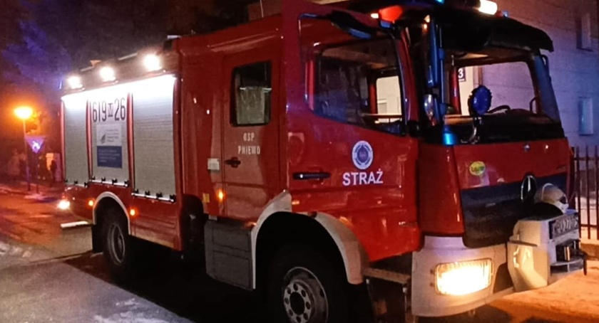 Pożar kamienicy przy ul. Szkolnej