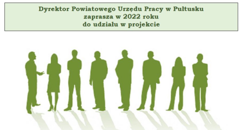 Projekty dla osób bezrobotnych z terenu powiatu pułtuskiego w 2022 roku