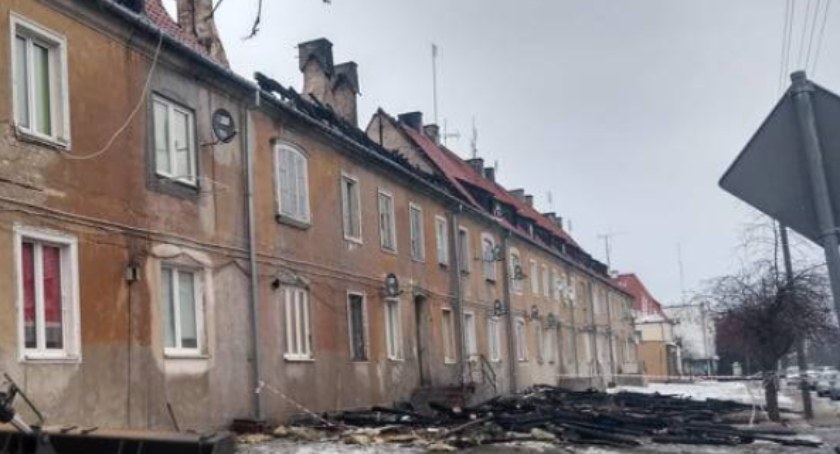 Pożar budynku przy ul. Traugutta - informacja Urzędu Miejskiego