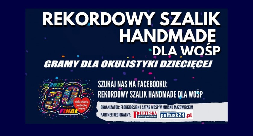 Stwórz najdłuższy szalik na świecie – WESPRZYJ WOŚP