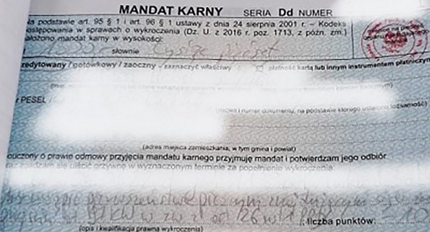 Pierwsze mandaty wystawione zgodnie z nowymi przepisami