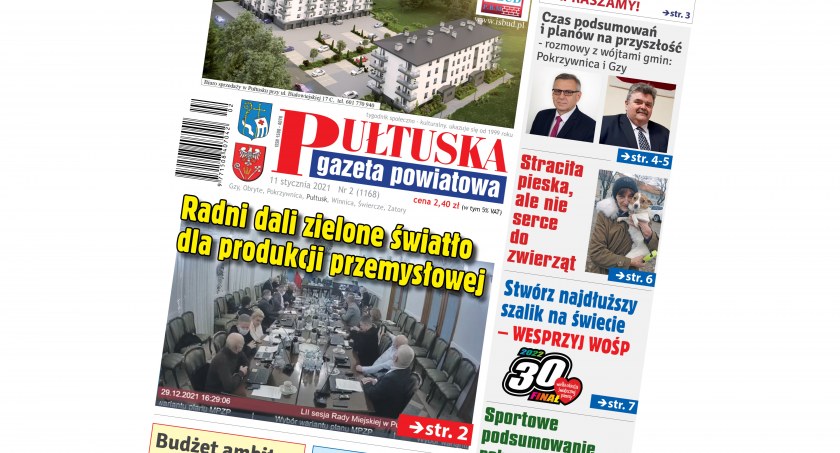 W 2 numerze Pułtuskiej Gazety Powiatowej