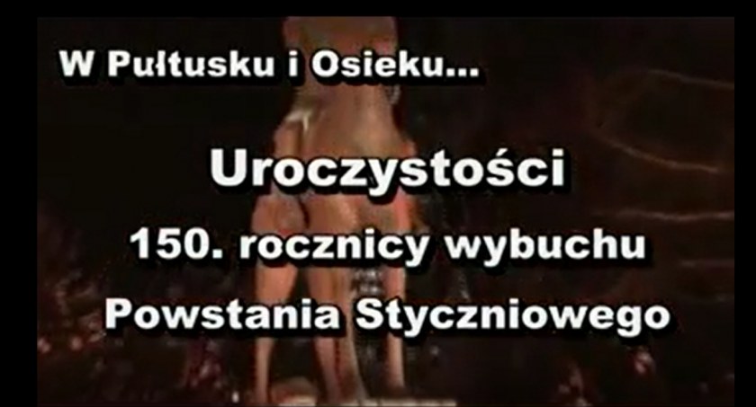PUŁTUSKA KRONIKA FILMOWA: upamiętnili wybuch powstania styczniowego