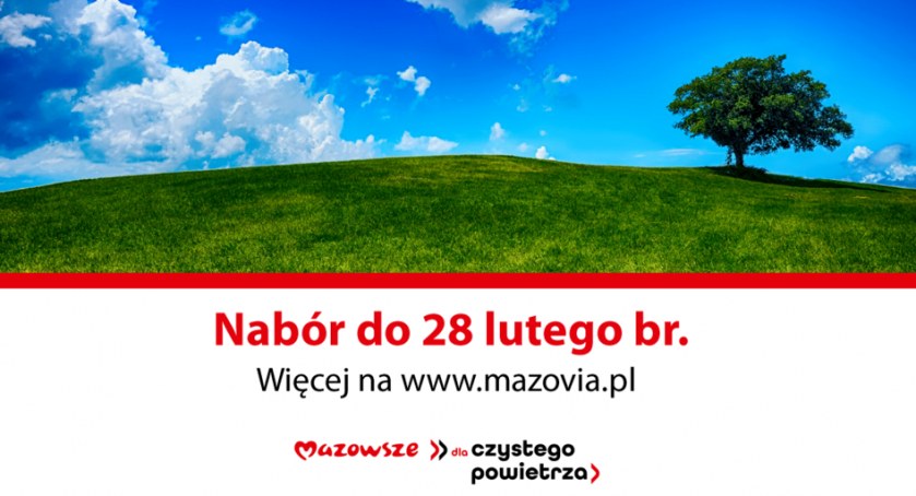 Mazowsze wspiera ochronę powietrza. Ruszył nabór wniosków