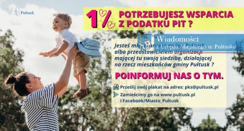 Rozlicz bezpłatnie PIT i wspieraj lokalnie. Przekaż 1% podatku dla pułtuszczan